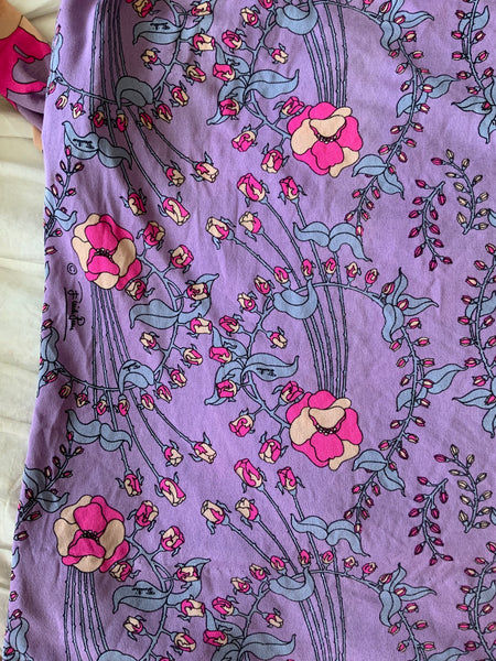 1960s Designer “Emilio Pucci” Silk Jersey Cocktail Dress