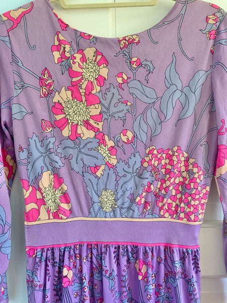 1960s Designer “Emilio Pucci” Silk Jersey Cocktail Dress