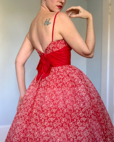 1950s Party Dress by “Lorrie Deb of San Francisco”