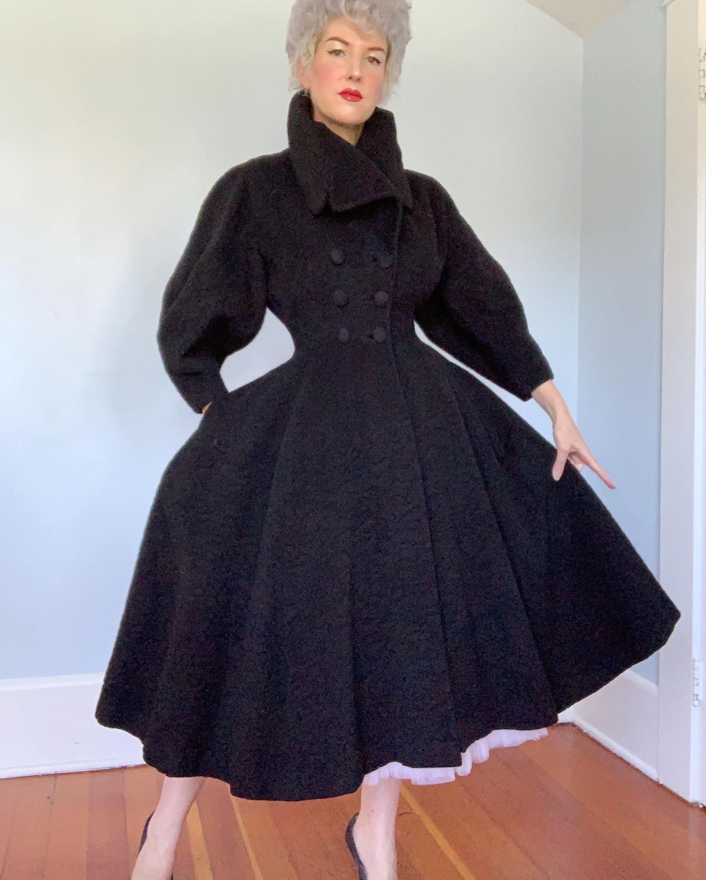 希少 Lilli Ann 50s プリンセスコート　ヴィンテージ 1950s 