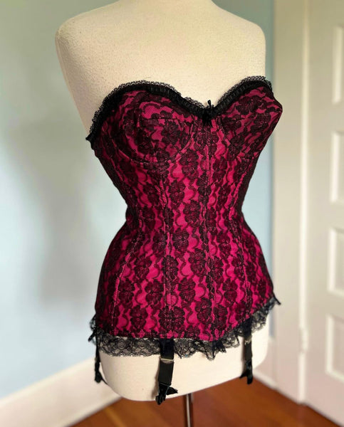 1950s European Longline Bustier Bra