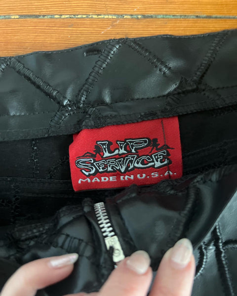 1990s Rare PVC “Lip Service” SEX Pants