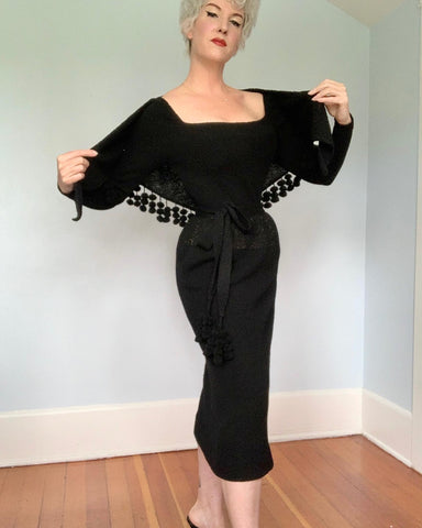 Documented 1952 “Bonnie Cashin” 3 Piece Sweater Dress Set