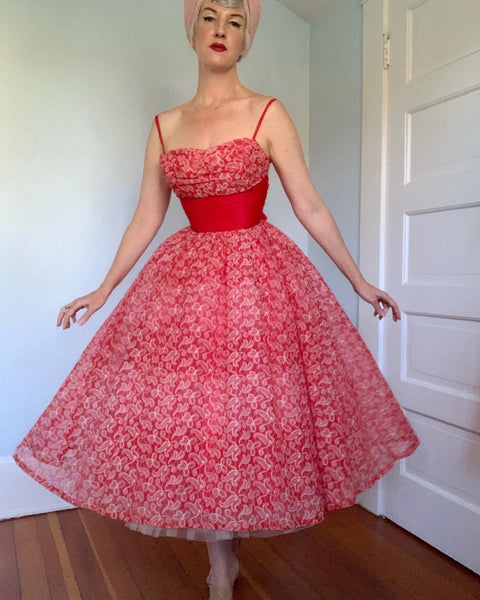 1950s Party Dress by “Lorrie Deb of San Francisco”