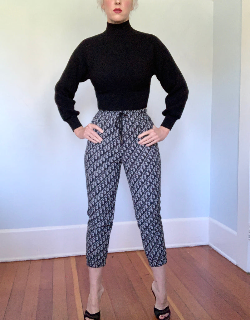 Bootleg Dior Monogram High Waisted Joggers – butchwaxvintage