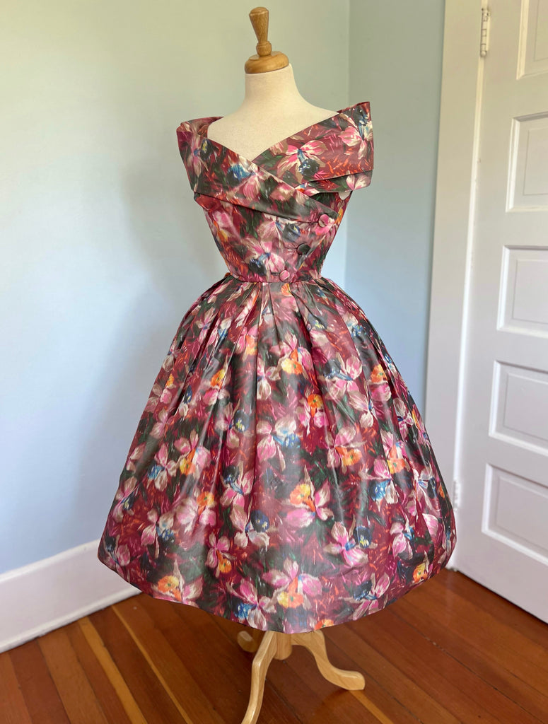 vintage christian dior dress Christian Dior 1957 “Caracas” Dress Replica by “Suzy Perette New York” – butchwaxvintage