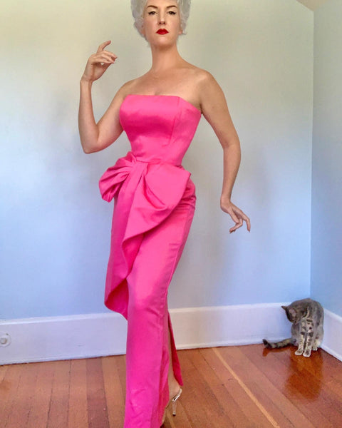1980s “Victor Costa” Sculptural Marilyn Gown