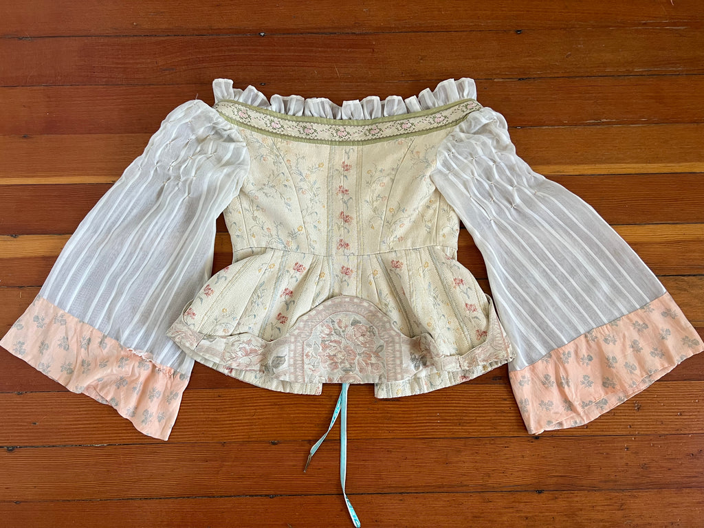 Custom Made by Hand Marie Antoinette Style Corset Bodice Blouse –  butchwaxvintage